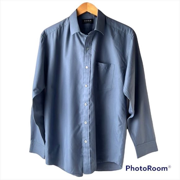HUGO BOSS Blue Dress Shirt